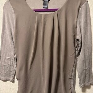Ann Taylor Taupe Women's Blouse